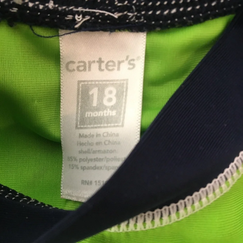Carters swim set bathing suit set